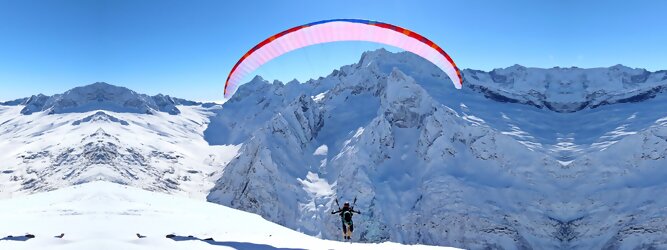 Trip Gardasee - Paragleiten im Winter die Freizeit spüren und schwerelos über die Tiroler Bergwelt fliegen. Auch für Anfänger werden Flüge, Tandemflüge angeboten.