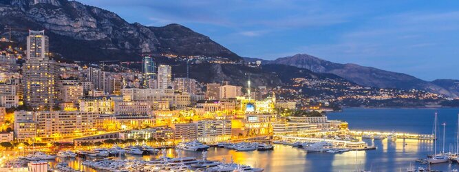 Trip Gardasee Ferienhaus Monaco - Genießen Sie die Fahrt Ihres Lebens am Steuer eines feurigen Lamborghini oder rassigen Ferrari. Starten Sie Ihre Spritztour in Monaco und lassen Sie das Fürstentum unter den vielen bewundernden Blicken der Passanten hinter sich. Cruisen Sie auf den wunderschönen Küstenstraßen der Côte d’Azur und den herrlichen Panoramastraßen über und um Monaco. Erleben Sie die unbeschreibliche Erotik dieses berauschenden Fahrgefühls, spüren Sie die Power & Kraft und das satte Brummen & Vibrieren der Motoren. Erkunden Sie als Pilot oder Co-Pilot in einem dieser legendären Supersportwagen einen Abschnitt der weltberühmten Formel-1-Rennstrecke in Monaco. Nehmen Sie als Erinnerung an diese Challenge ein persönliches Video oder Zertifikat mit nach Hause. Die beliebtesten Orte für Ferien in Monaco, locken mit besten Angebote für Hotels und Ferienunterkünfte mit Werbeaktionen, Rabatten, Sonderangebote für Monaco Urlaub buchen.